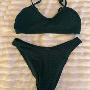 Elegant Green Bikini Set